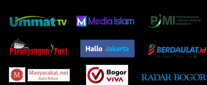 Logo media partner yang pernah mendukung Islamic Camp